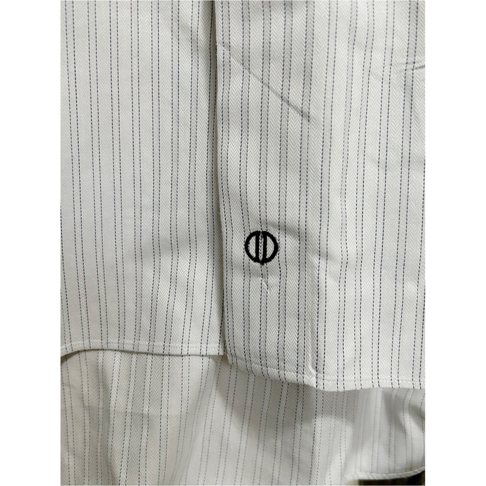 David Donahue Dress Shirt 17 100% Cotton Preppy Formal Business Casual - Picture 5 of 6